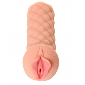Телесный мастурбатор-вагина Elegance с двойным слоем - KOKOS - в Копейске купить с доставкой