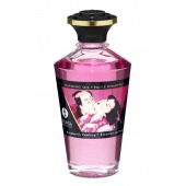 Массажное интимное масло с ароматом малины - 100 мл. - Shunga - купить с доставкой в Копейске