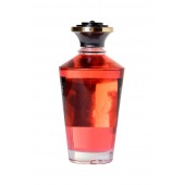 Массажное интимное масло с ароматом клубничного вина - 100 мл. - Shunga - купить с доставкой в Копейске