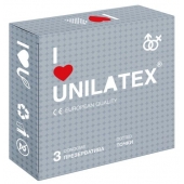 Презервативы с точками Unilatex Dotted - 3 шт. - Unilatex - купить с доставкой в Копейске