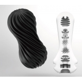 Мастурбатор FLEX Rocky Black с плотным рельефом - Tenga - в Копейске купить с доставкой