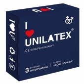 Ультрапрочные презервативы Unilatex Extra Strong - 3 шт. - Unilatex - купить с доставкой в Копейске