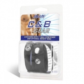 Утяжка для мошонки и пениса Cock Ring With 1  Ball Stretcher And Optional Weight Ring - BlueLine - купить с доставкой в Копейске