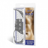 Утяжка на пенис и мошонку Cock Ring With 1.5  Ball Stretcher And Optional Weight Ring - BlueLine - купить с доставкой в Копейске