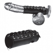 Сбруя на член на шнуровке 5  Cock Sheath - BlueLine - купить с доставкой в Копейске