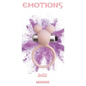 Розовое эрекционное виброколечко Emotions Minnie Light pink - Lola Games - в Копейске купить с доставкой