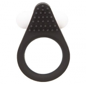 Чёрное эрекционное кольцо LIT-UP SILICONE STIMU RING 1 BLACK - Dream Toys - в Копейске купить с доставкой