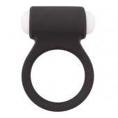 Чёрное эрекционное виброкольцо LIT-UP SILICONE STIMU RING 3 BLACK - Dream Toys - в Копейске купить с доставкой