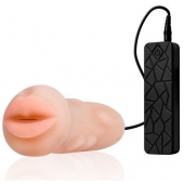 Мастурбатор-ротик с вибрацией REALSTUFF VIBRATING MASTURBATOR MOUTH - Dream Toys - в Копейске купить с доставкой