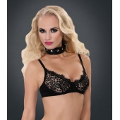 Полиуретановый ошейник с пуклями и D-кольцами Collar with Studs - Blush Novelties - купить с доставкой в Копейске