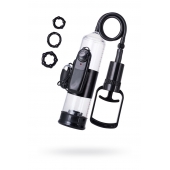 Вакуумная помпа A-toys с вибропулей и эрекционными кольцами - A-toys - в Копейске купить с доставкой