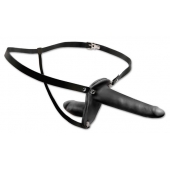 Женский страпон с вагинальной пробкой Double Penetrix Strap-on - 15 см. - Pipedream - купить с доставкой в Копейске