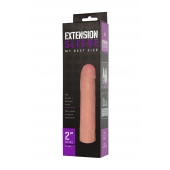 Насадка-удлинитель Extension sleeve телесного цвета - 18,5 см. - Sitabella - в Копейске купить с доставкой