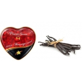 Массажная свеча с ароматом ванили Bougie Massage Candle - 35 мл. - Plaisir Secret - купить с доставкой в Копейске