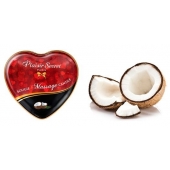 Массажная свеча с ароматом кокоса Bougie Massage Candle - 35 мл. - Plaisir Secret - купить с доставкой в Копейске