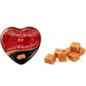 Массажная свеча с ароматом карамели Bougie Massage Candle - 35 мл. - Plaisir Secret - купить с доставкой в Копейске