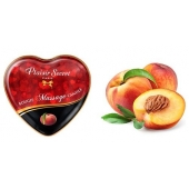 Массажная свеча с ароматом персика Bougie Massage Candle - 35 мл. - Plaisir Secret - купить с доставкой в Копейске