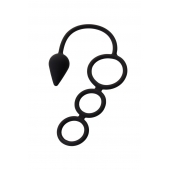 Тройное эрекционное кольцо с анальным хвостом Drop S-size - Erotist Adult Toys - в Копейске купить с доставкой