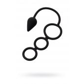 Тройное эрекционное кольцо с анальным хвостом Drop S-size - Erotist Adult Toys - в Копейске купить с доставкой