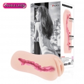 Мастурбатор-вагина Sanda с рельефным тоннелем - KOKOS - в Копейске купить с доставкой