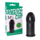 Чёрный латексный удлинитель пениса 3.5 in - Sitabella - в Копейске купить с доставкой