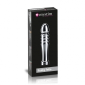 Ребристый фаллоимитатор для электростимуляции Funky Fella Rill Dildo - 13 см. - MyStim - купить с доставкой в Копейске