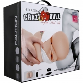 Вагина и анус с вибрацией CrazyBull Vagina and Ass - Baile - в Копейске купить с доставкой