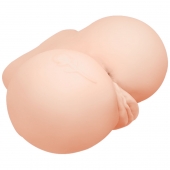 Вагина и анус с вибрацией CrazyBull Vagina and Ass - Baile - в Копейске купить с доставкой