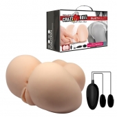 Вагина и анус с вибрацией Crazy Bull Busty Butt - Baile - в Копейске купить с доставкой