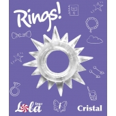 Прозрачное эрекционное кольцо Rings Cristal - Lola Games - в Копейске купить с доставкой