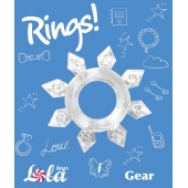Прозрачное эрекционное кольцо Rings Gear - Lola Games - в Копейске купить с доставкой