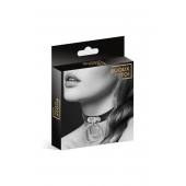 Черный чокер с двумя кольцами - Bijoux Pour Toi - купить с доставкой в Копейске