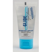 Интимная смазка на водной основе Glide - 30 мл. - HOT - купить с доставкой в Копейске