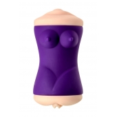 Двухсторонний мастурбатор JOS YARA в фиолетовой колбе - JOS - в Копейске купить с доставкой