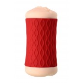 Двухсторонний мастурбатор JOS  NADIN в красном цилиндре - JOS - в Копейске купить с доставкой