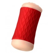 Двухсторонний мастурбатор JOS  NADIN в красном цилиндре - JOS - в Копейске купить с доставкой