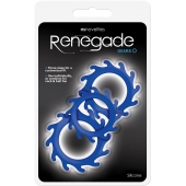 Набор из 3 синих эрекционных колец Renegade Gears - NS Novelties - в Копейске купить с доставкой