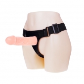 Телесный фаллоимитатор на трусиках Jessica Strap-On - 15,5 см. - Baile - купить с доставкой в Копейске