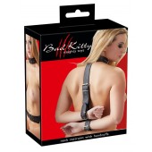 Фиксация на шею и запястья Bad Kitty Neck and Hand Restraints - Orion - купить с доставкой в Копейске
