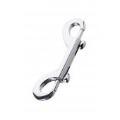Серебристый двухсторонний карабин TOYFA Metal - ToyFa - купить с доставкой в Копейске