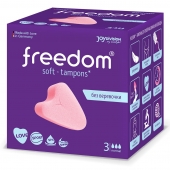 Женские гигиенические тампоны без веревочки FREEDOM normal - 3 шт. - Freedom - купить с доставкой в Копейске