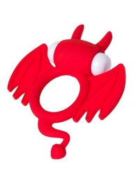 Красное эрекционное кольцо на пенис JOS COCKY DEVIL - JOS - в Копейске купить с доставкой