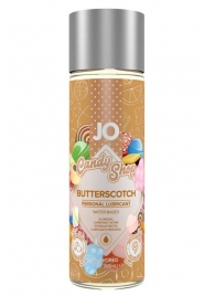 Смазка на водной основе Candy Shop Butterscotch с ароматом ирисок - 60 мл. - System JO - купить с доставкой в Копейске