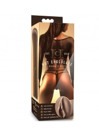Коричневый мастубратор-вагина Nicole s Kitty - Blush Novelties - в Копейске купить с доставкой