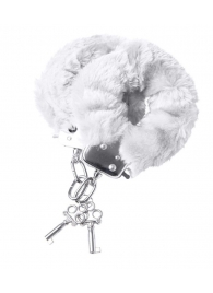 Наручники с белой меховой опушкой - ToyFa - купить с доставкой в Копейске