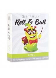Стимулирующий презерватив-насадка Roll   Ball Apple - Sitabella - купить с доставкой в Копейске