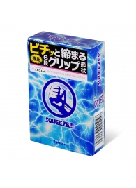 Презервативы Sagami Squeeze волнистой формы - 5 шт. - Sagami - купить с доставкой в Копейске