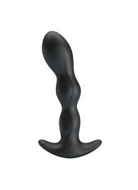 Черный анальный стимулятор простаты с вибрацией Special Anal Massager - 14,5 см. - Baile - в Копейске купить с доставкой