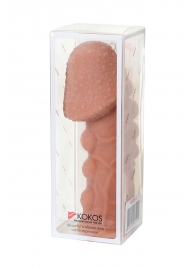 Насадка на фаллос с пузыриками, венками и ребристостью KOKOS Extreme Sleeve 09 - 12,7 см. - KOKOS - в Копейске купить с доставкой