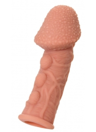 Насадка на фаллос с пузыриками, венками и ребристостью KOKOS Extreme Sleeve 09 - 12,7 см. - KOKOS - в Копейске купить с доставкой